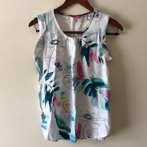 Joules Watercolor Floral Top